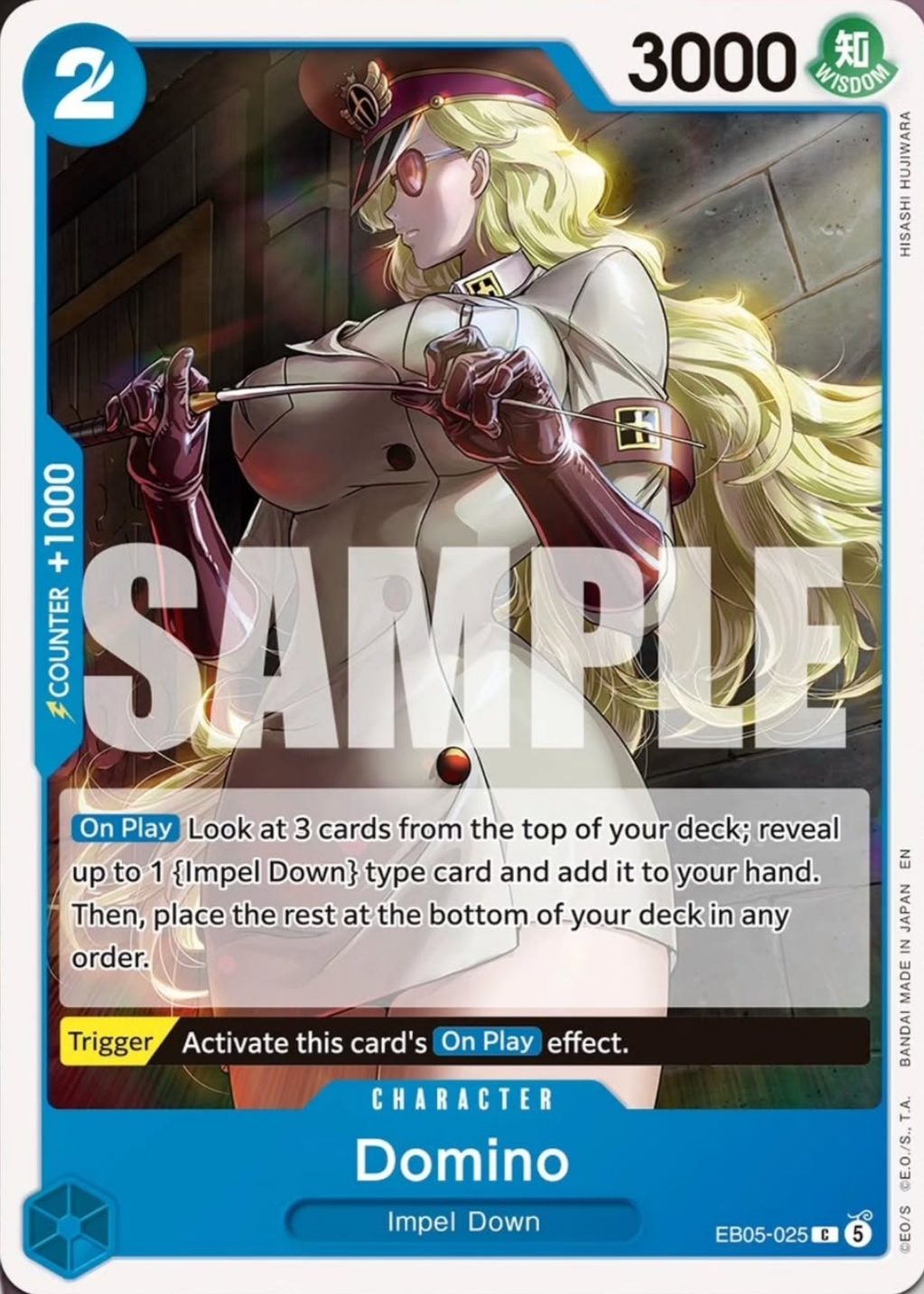 EB05-025 Domino card